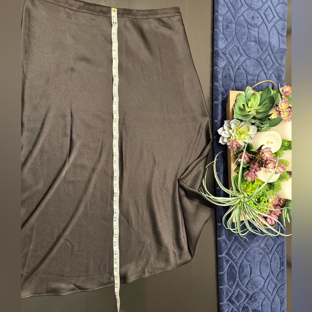 NWT Chico's Black Label Maxi Black A-Line Skirt - Size 12 - Picture 7 of 7